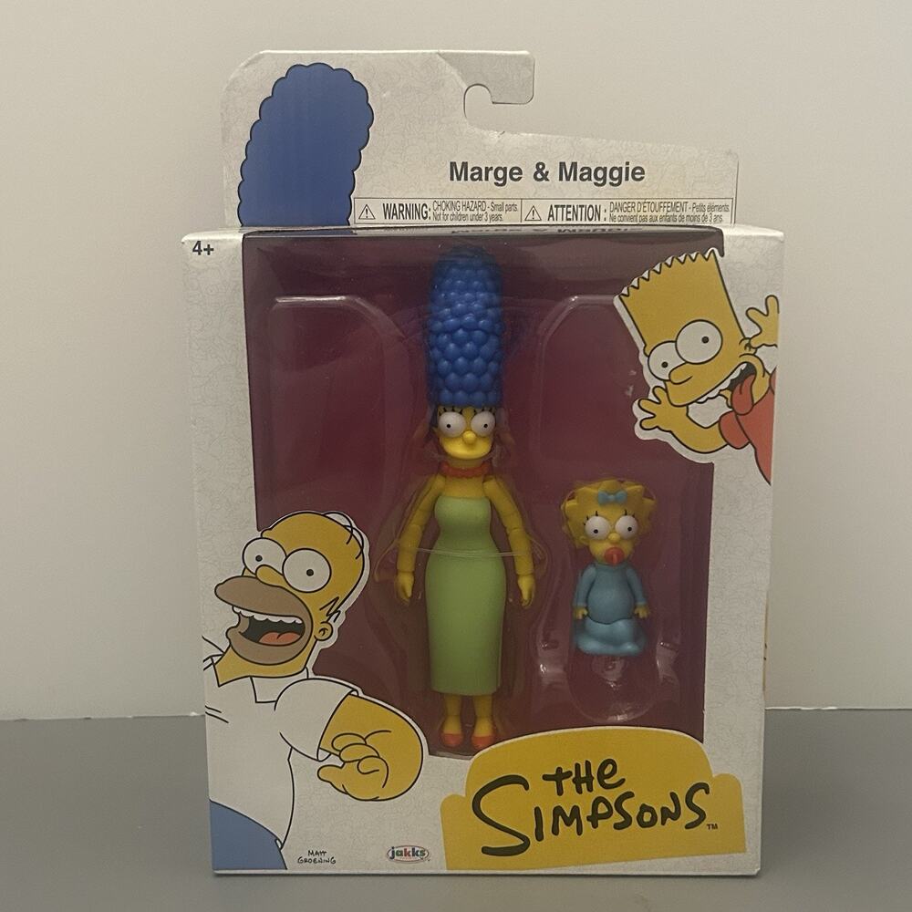 The Simpsons Marge and Maggie Simpson Figures Wave 3 Jakks Pacific 2025